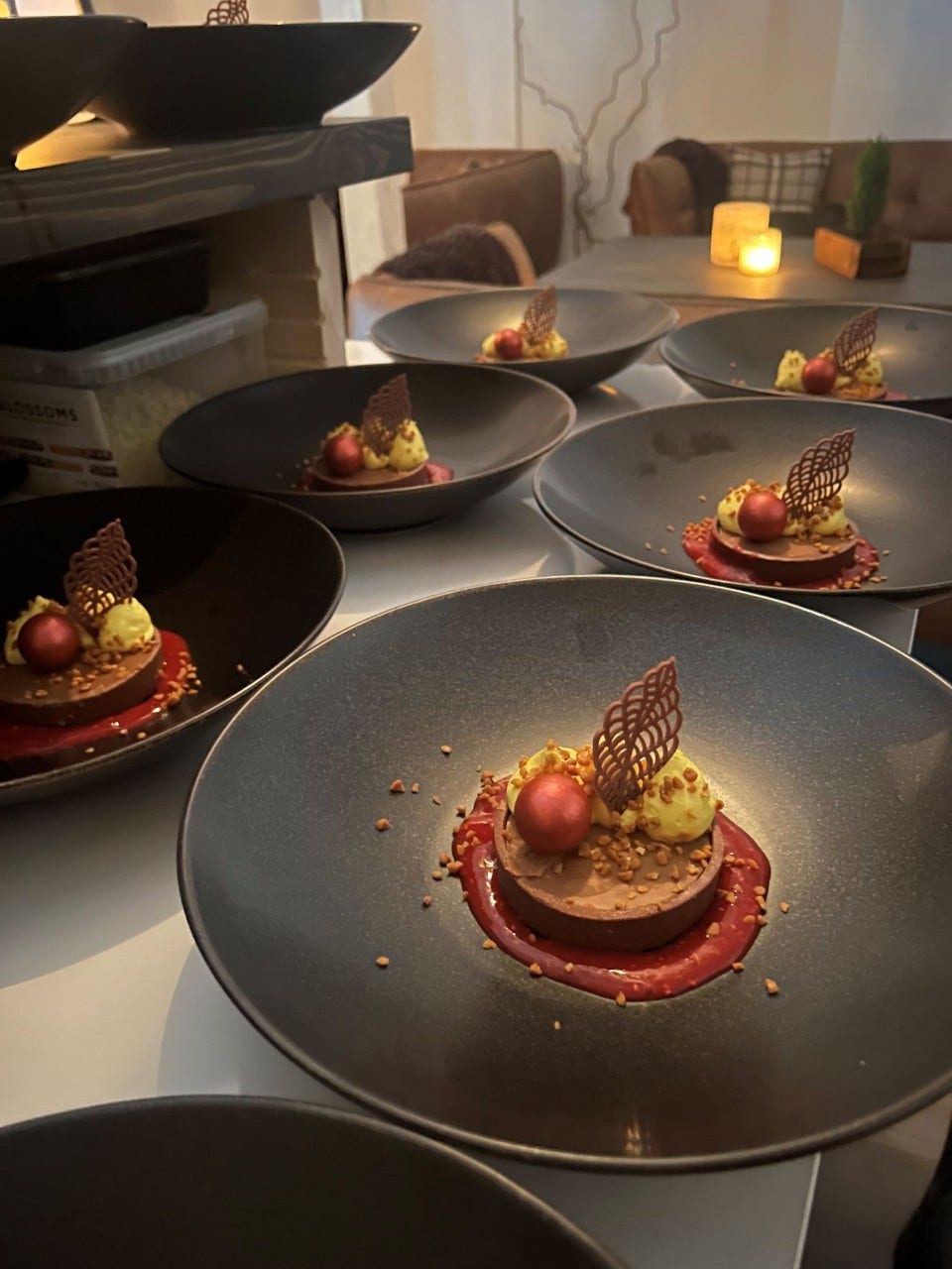 Wiggens Catering och kocken Fredrik Wigg in action.