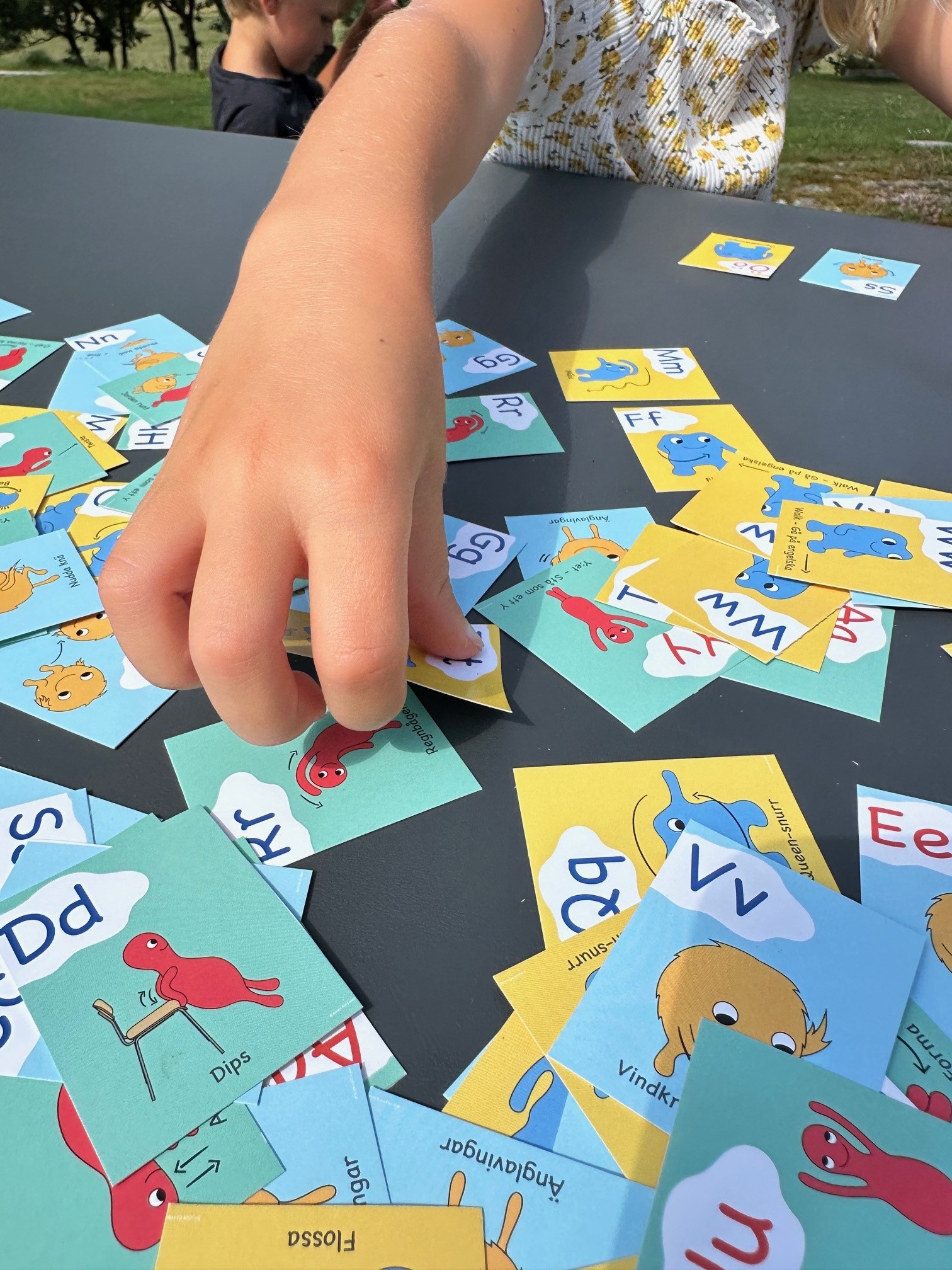 Materialet "Klicken med vänner" som bidrar till rörelseglädje i Gagnefs förskolor.