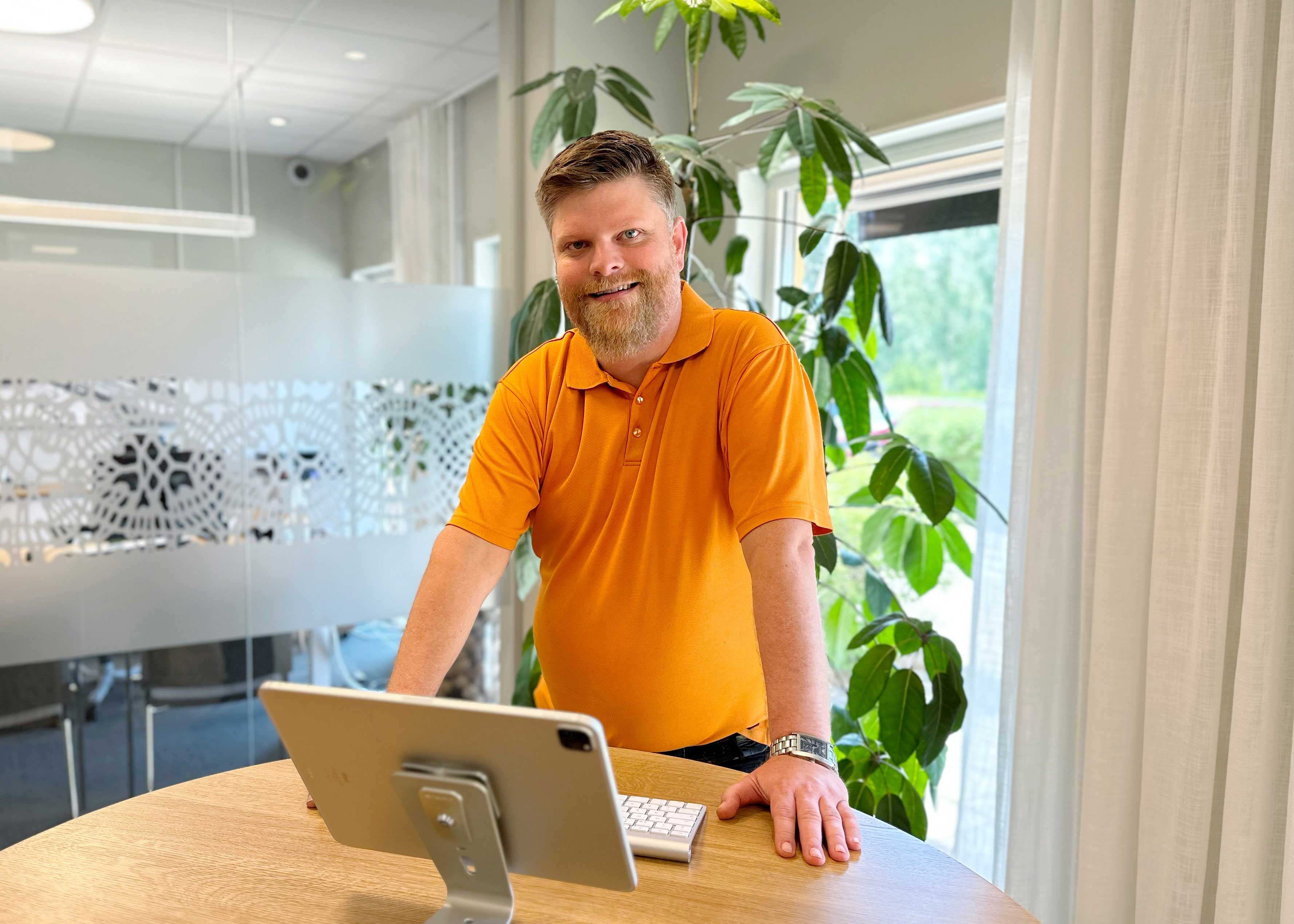 Klas Synnermo, privatrådgivare på Leksands Sparbank.